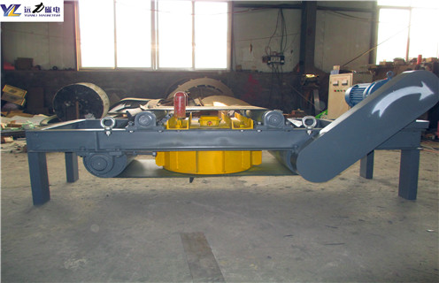 電磁除鐵器，深圳帶式電磁式除鐵器_國(guó)家標(biāo)準(zhǔn)_深圳帶式電磁式除鐵器配件_型號(hào)及工作視頻 