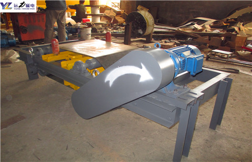 電磁自卸式除鐵器，礦山輸送帶電磁自卸式除鐵器_國家標(biāo)準(zhǔn)_礦山輸送帶電磁自卸式除鐵器配件_型號(hào)及工作視頻