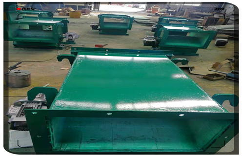 管道除鐵器，海南rcya系列管道式永磁除鐵器遠力江西風送管道除鐵器應用安裝示意圖型12000高斯_可定制工作原理