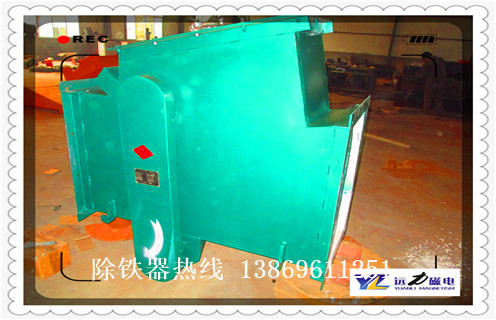 管道除鐵器，日照管道除鐵器_遠力日照管道除鐵器應(yīng)用安裝示意圖型12000高斯_可定制工作原理