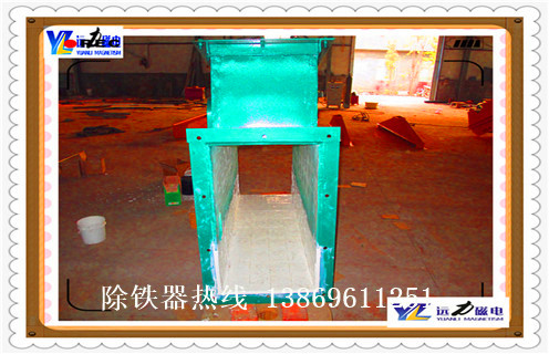 管道除鐵器，海南管道除鐵器型號_海南管道除鐵器型號廠家應用安裝示意圖型12000高斯_可定制工作原理