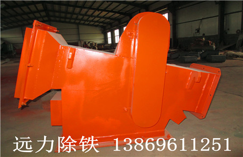 管道除鐵器，河北管道式除鐵器_河北管道式除鐵器應(yīng)用安裝示意圖型12000高斯_可定制工作原理