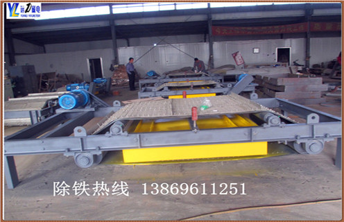 自卸帶式永磁除鐵器，云南自卸帶式永磁除鐵器_技術(shù)參數(shù)_云南自卸帶式永磁除鐵器磁塊安裝方式_如何換帶 