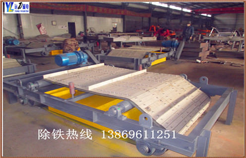 自卸式電磁除鐵器，福建超強(qiáng)干式自卸式電磁除鐵器_福建超強(qiáng)干式自卸式電磁除鐵器廠家配件_型號及工作視頻
